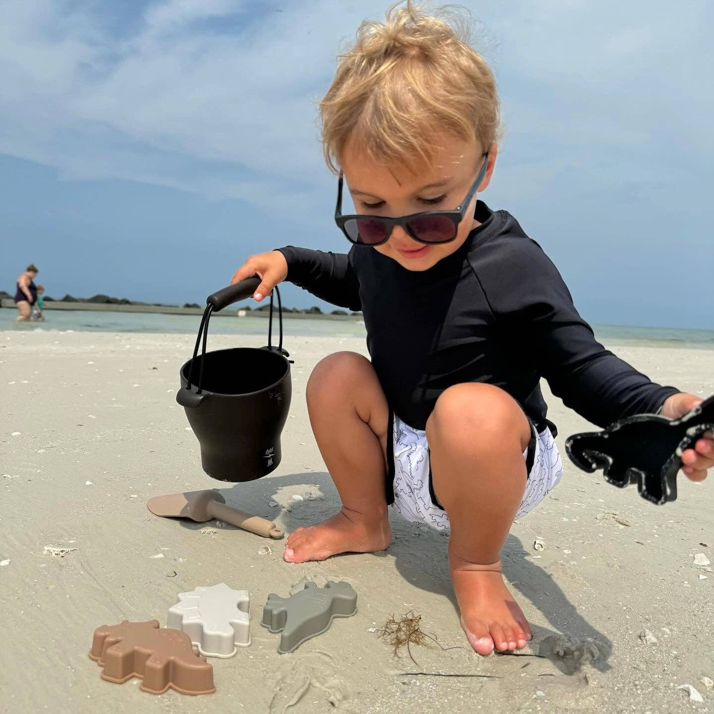 Dino Silicone Beach Toy Set