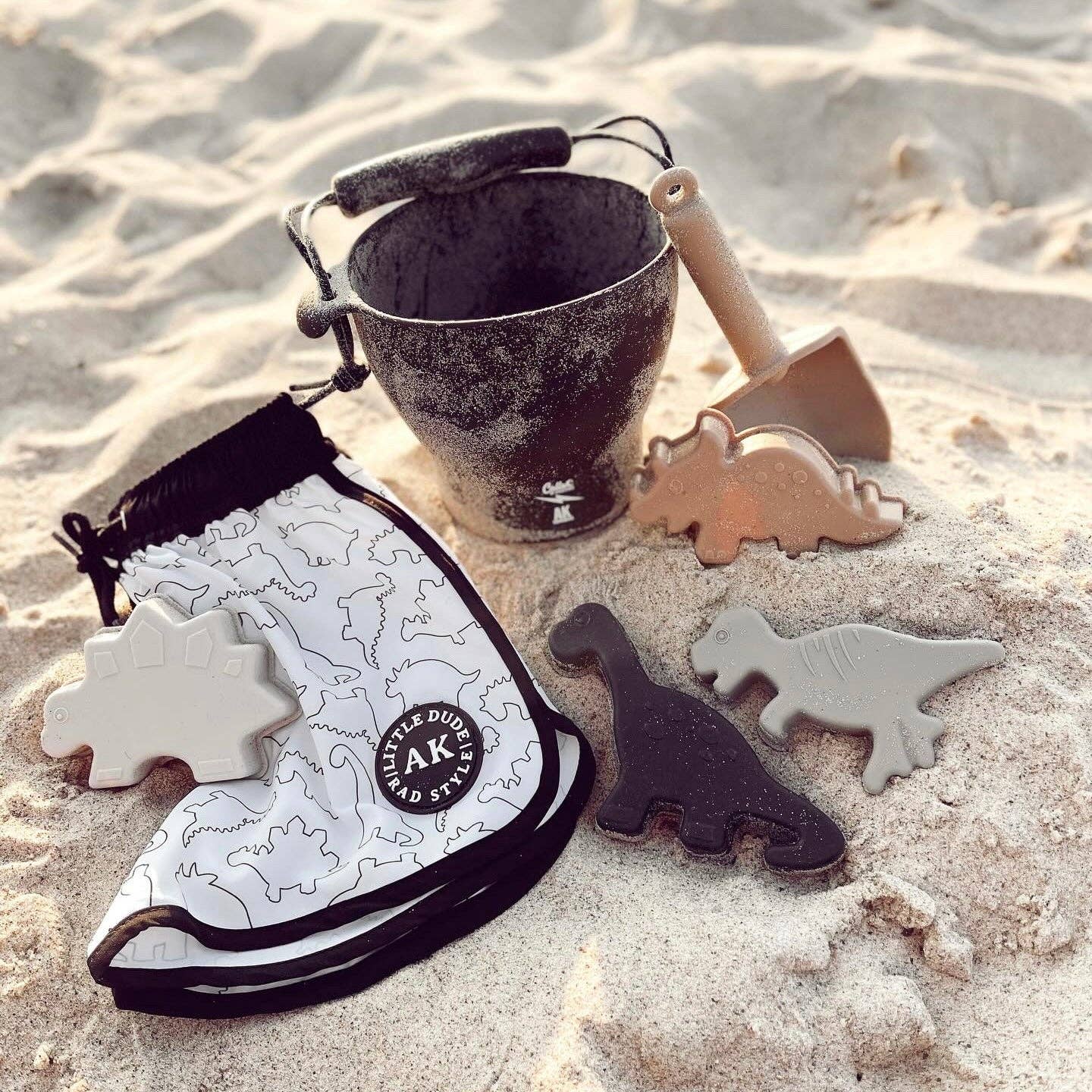 Dino Silicone Beach Toy Set