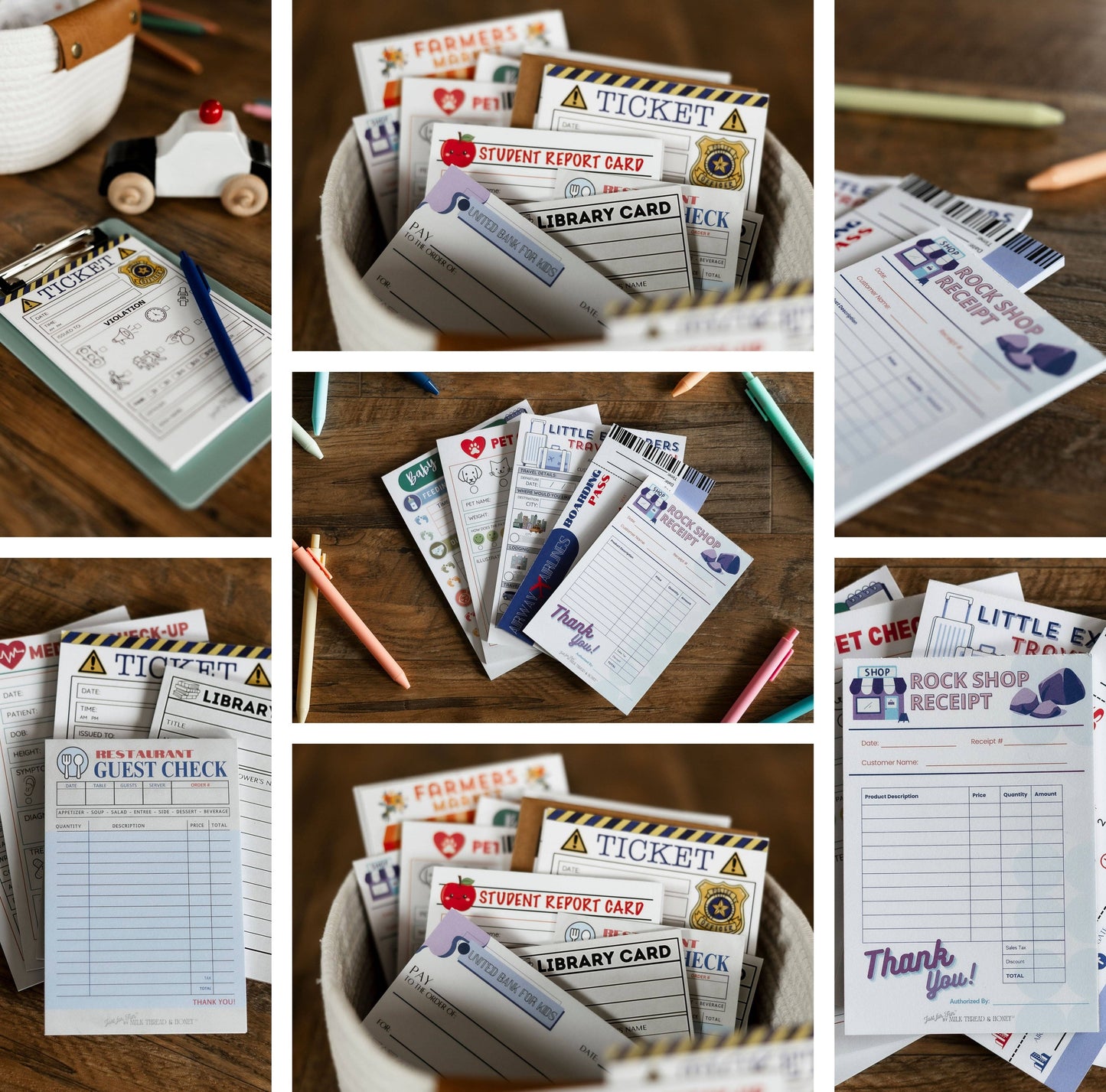 Pretend Play Spa Day Notepad