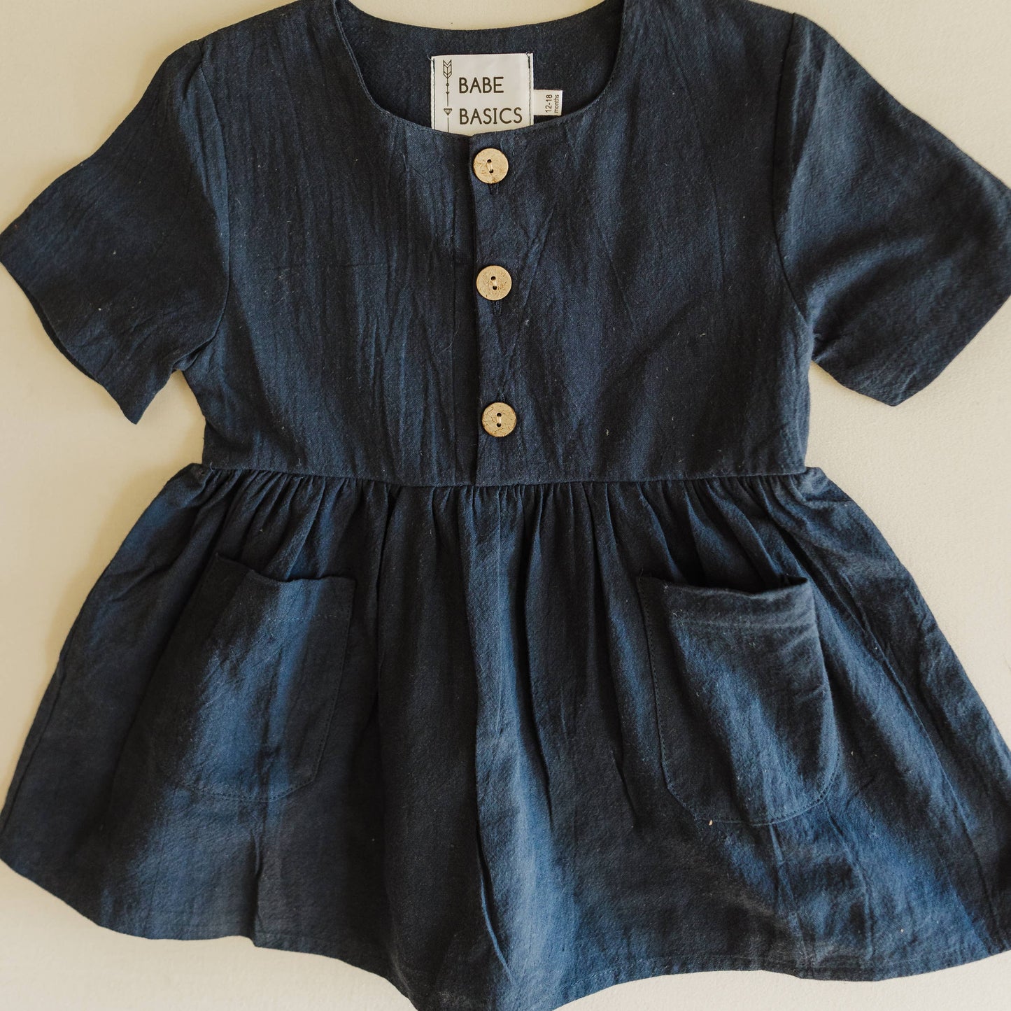 Linen Baby Dress