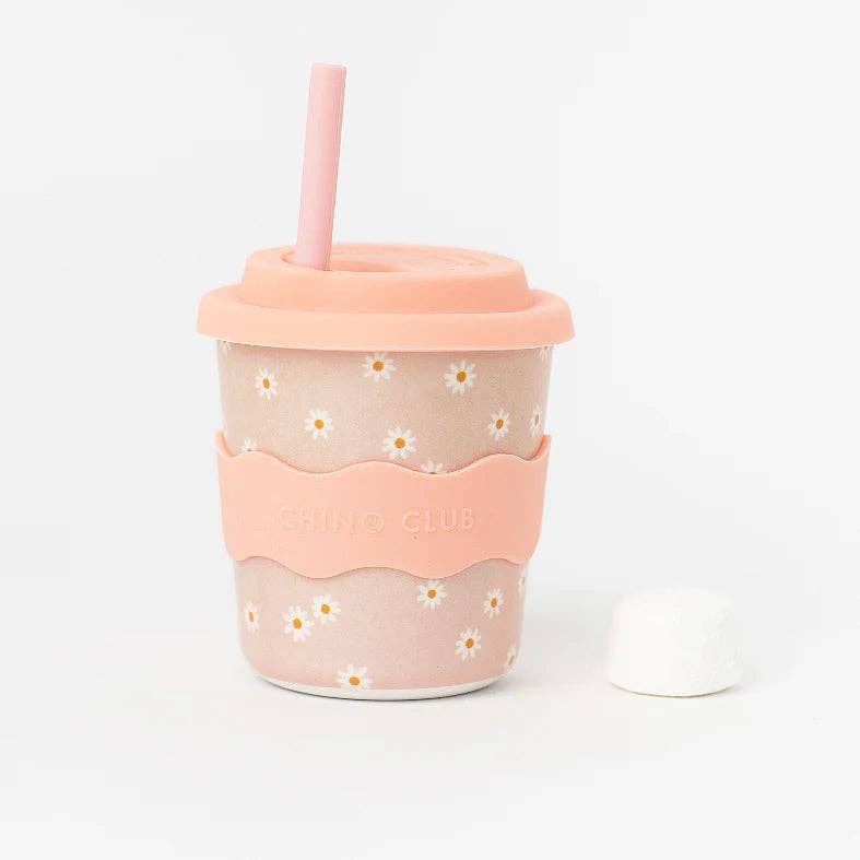Pink Daisy Keep Cup 8oz