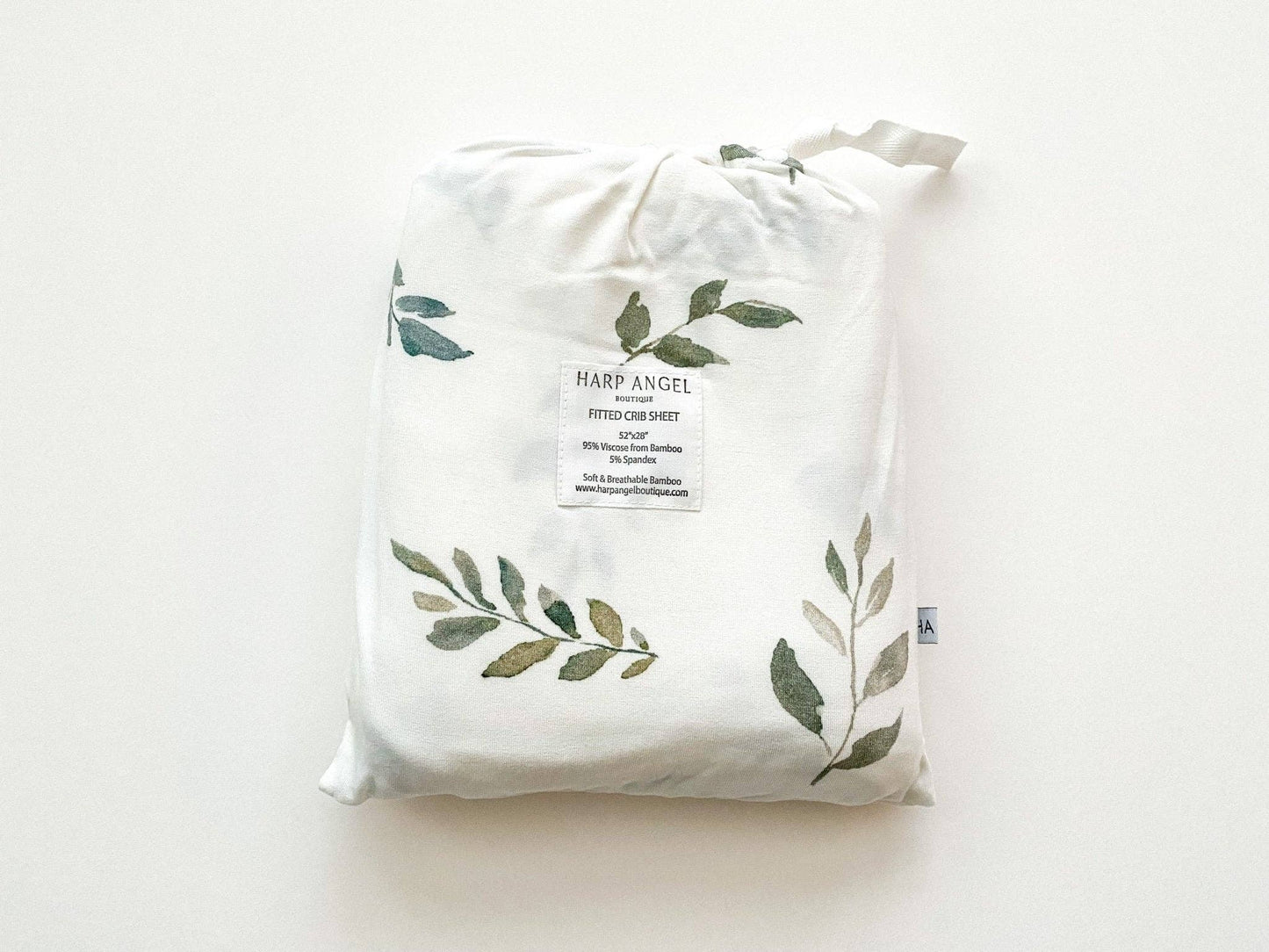 Fitted Sheet - Green Leaves