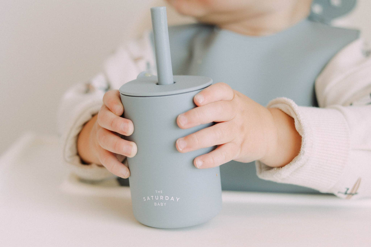 Baby Silicone Straw Cup