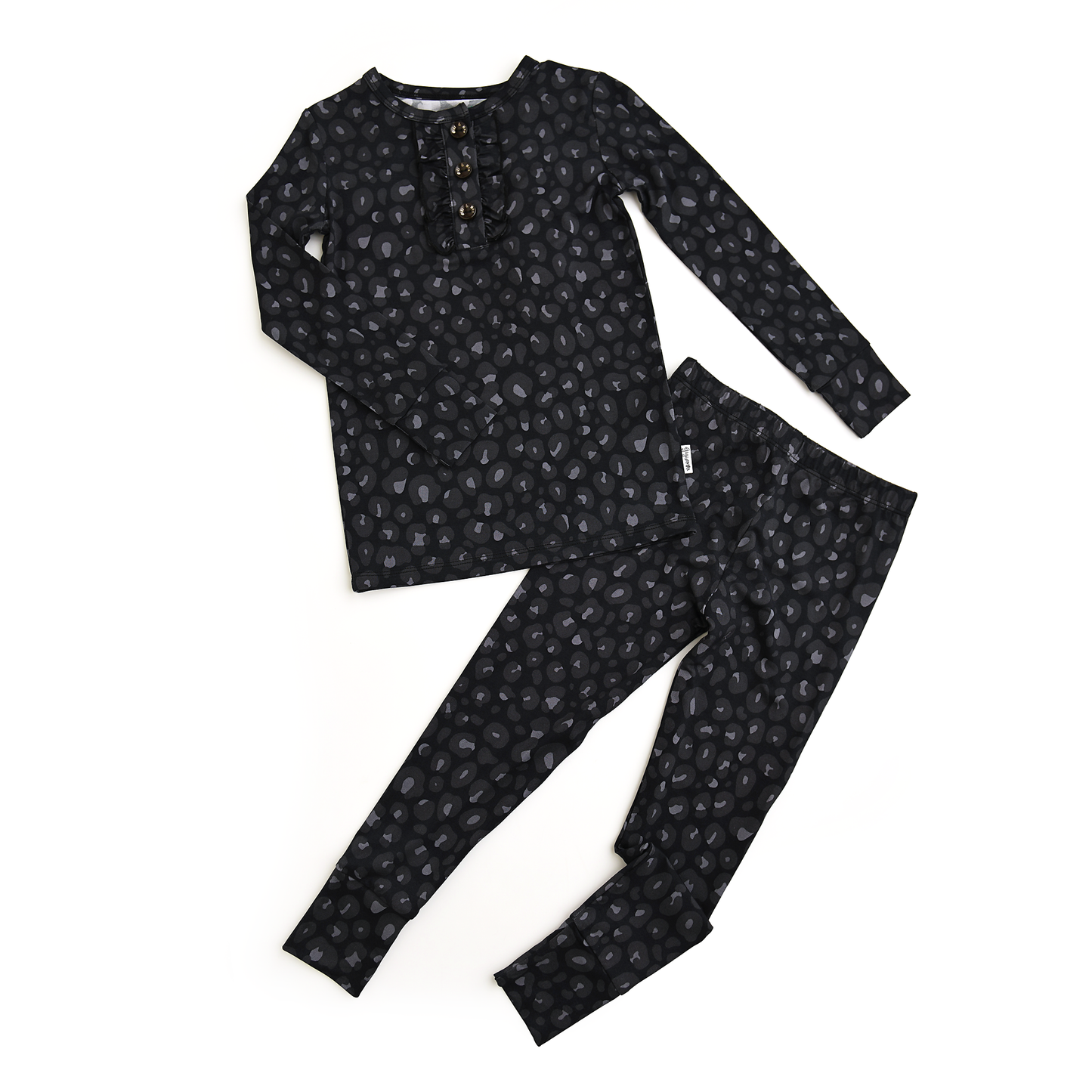 Ash Black Leopard TWO PIECE