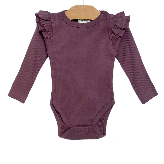 Flutter Bodysuit- Huckleberry