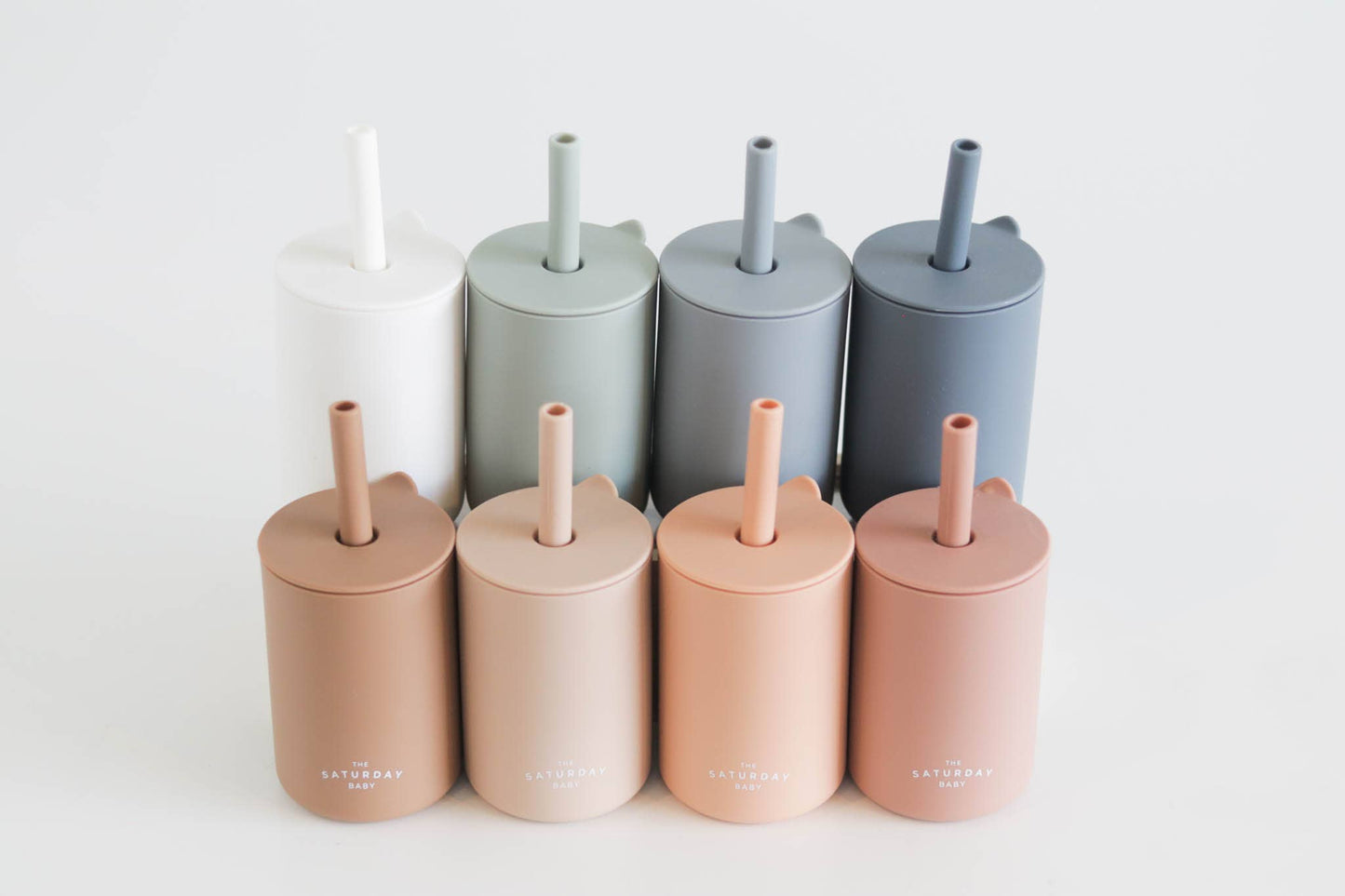 Baby Silicone Straw Cup