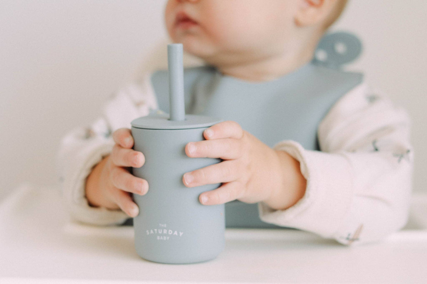 Baby Silicone Straw Cup