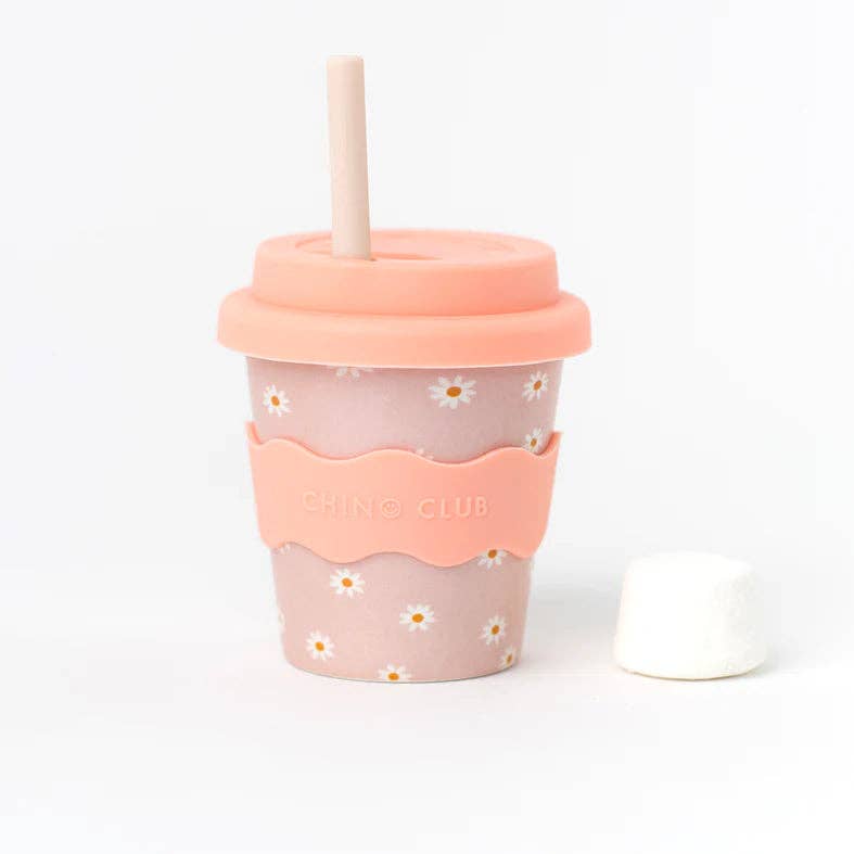 Pink Daisy Babychino Cup 4oz