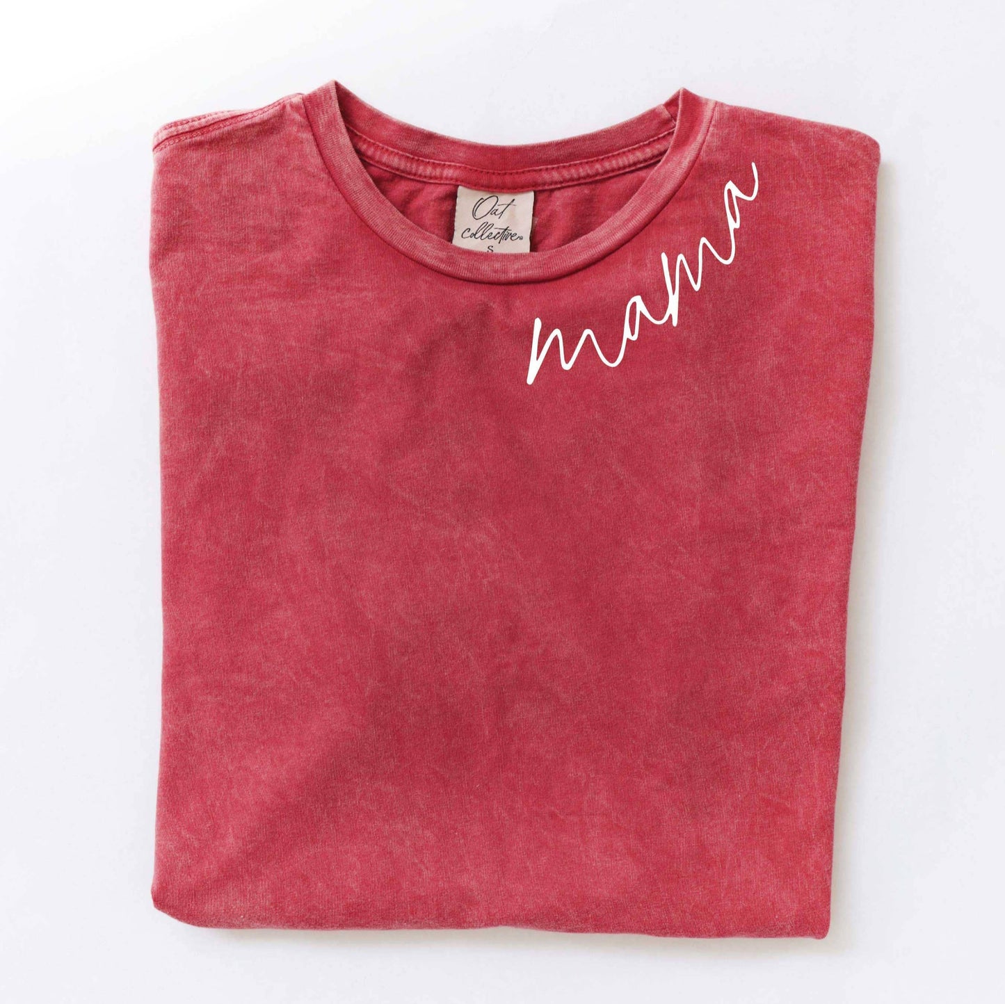 MAMA Mineral Washed Graphic Top