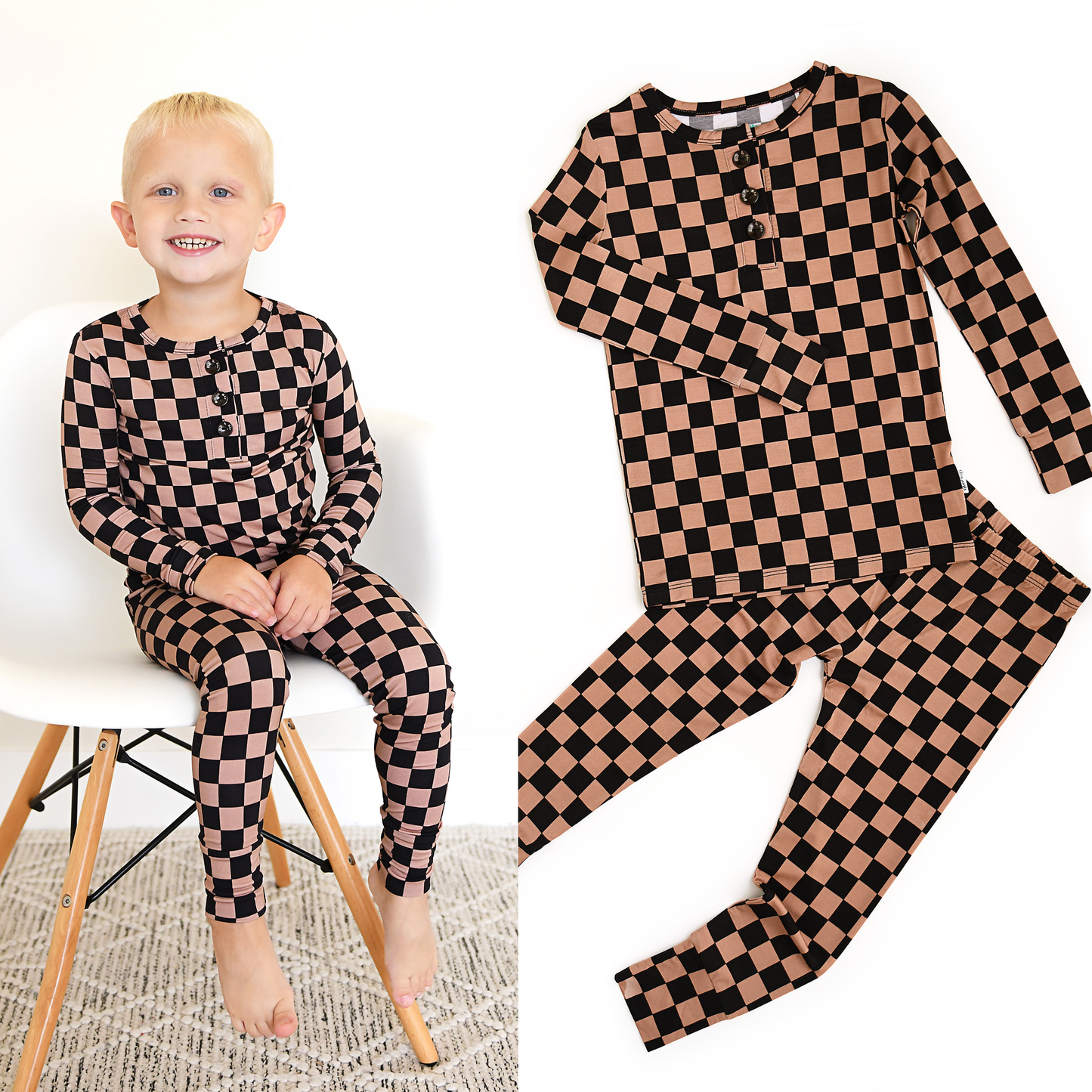Checks Two Piece