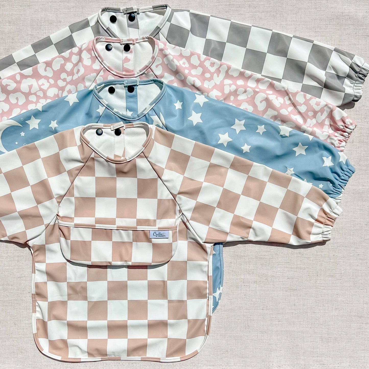 The Grayson Long Sleeve Bib - Checkered