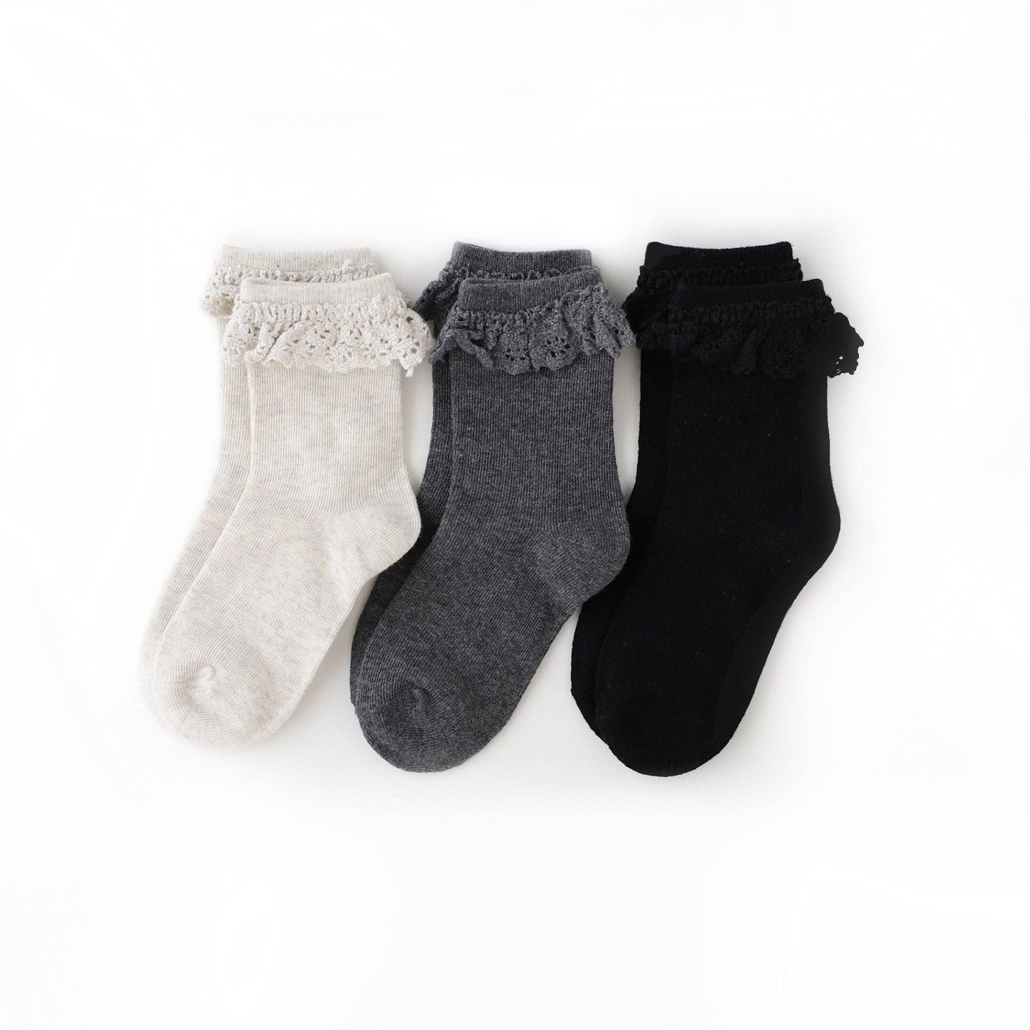 Midnight Lace Midi Sock 3-pack