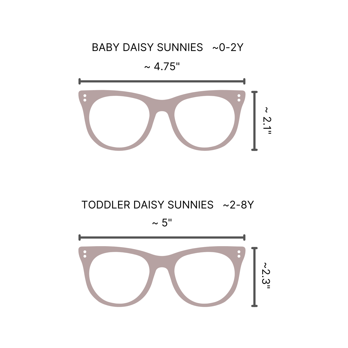 TODDLER Flower Daisy Frosted Sunglasses