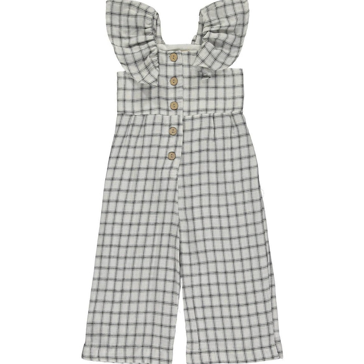 Rosie jumpsuit in white/black stripe