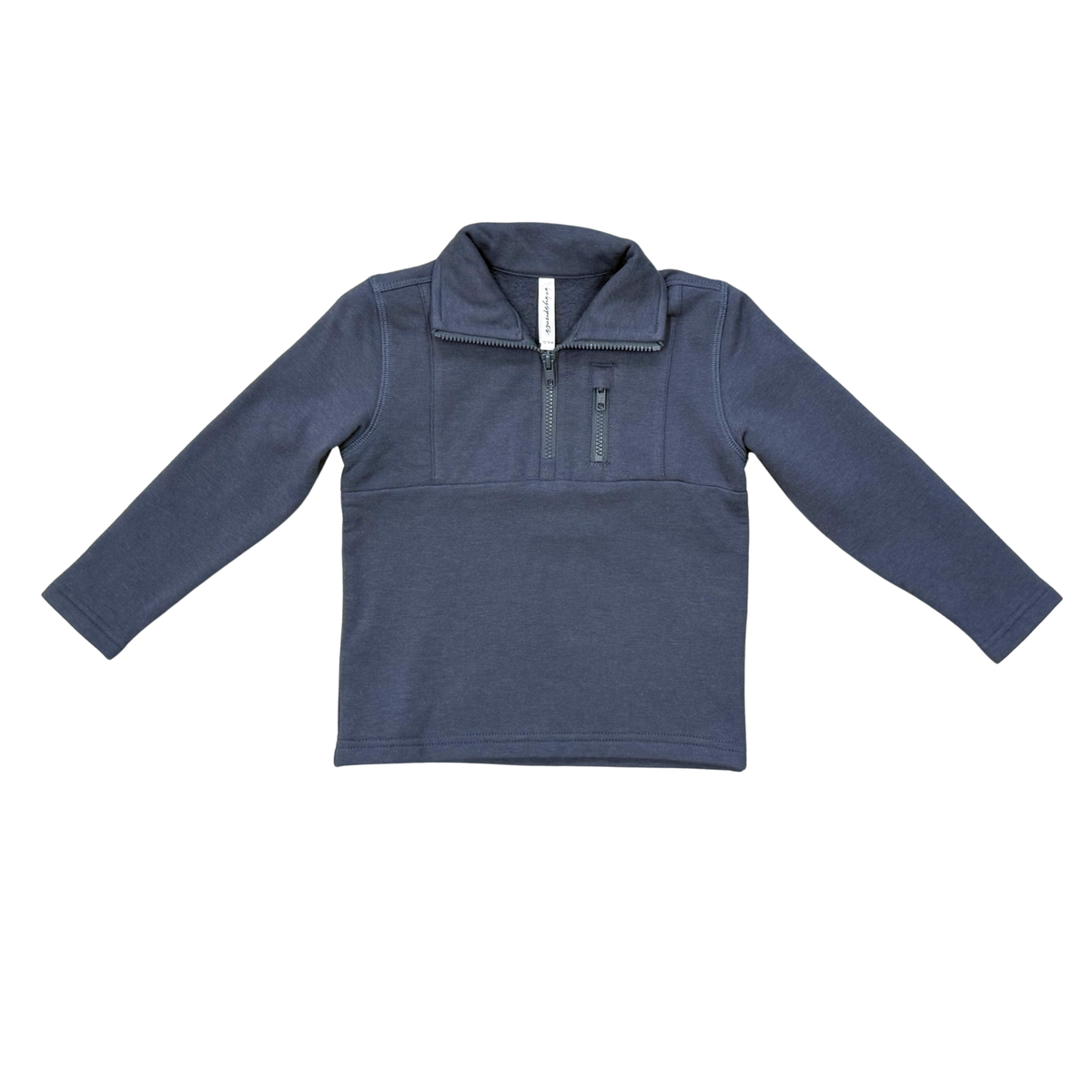 Babysprouts Boy's 3/4 Fleece Zip Sweatshirt