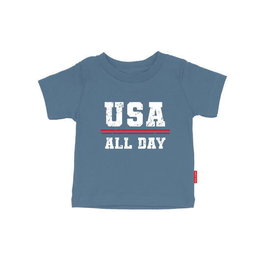 USA All Day -  Toddler Tee