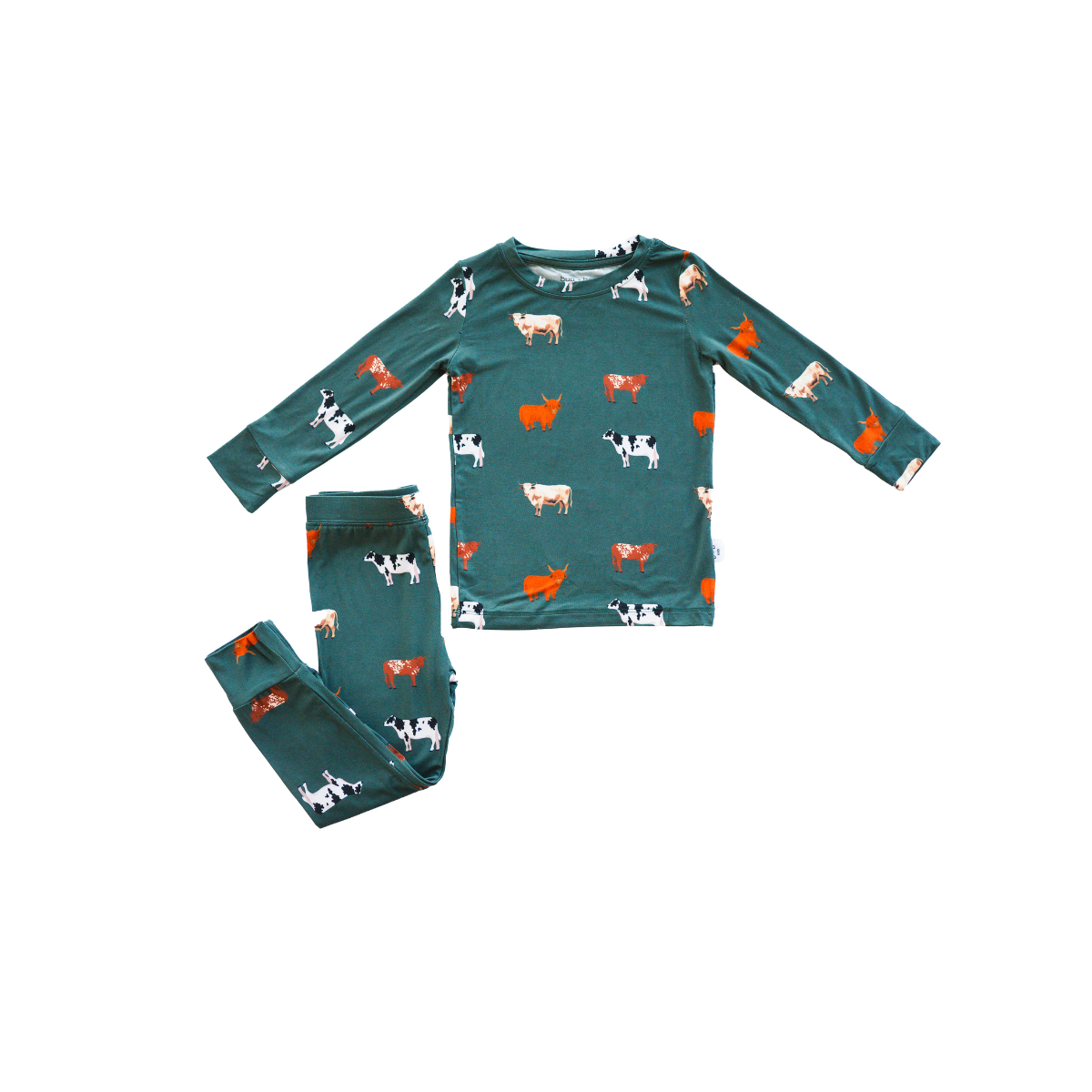 Bamboo 2-Piece Set | Green Cow