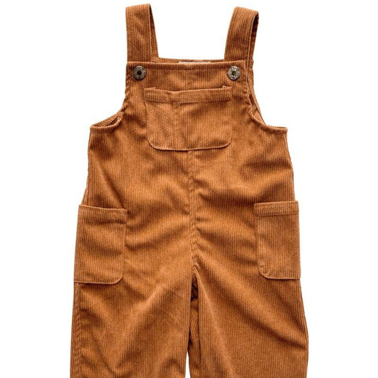 Liam Corduroy Overalls - Caramel