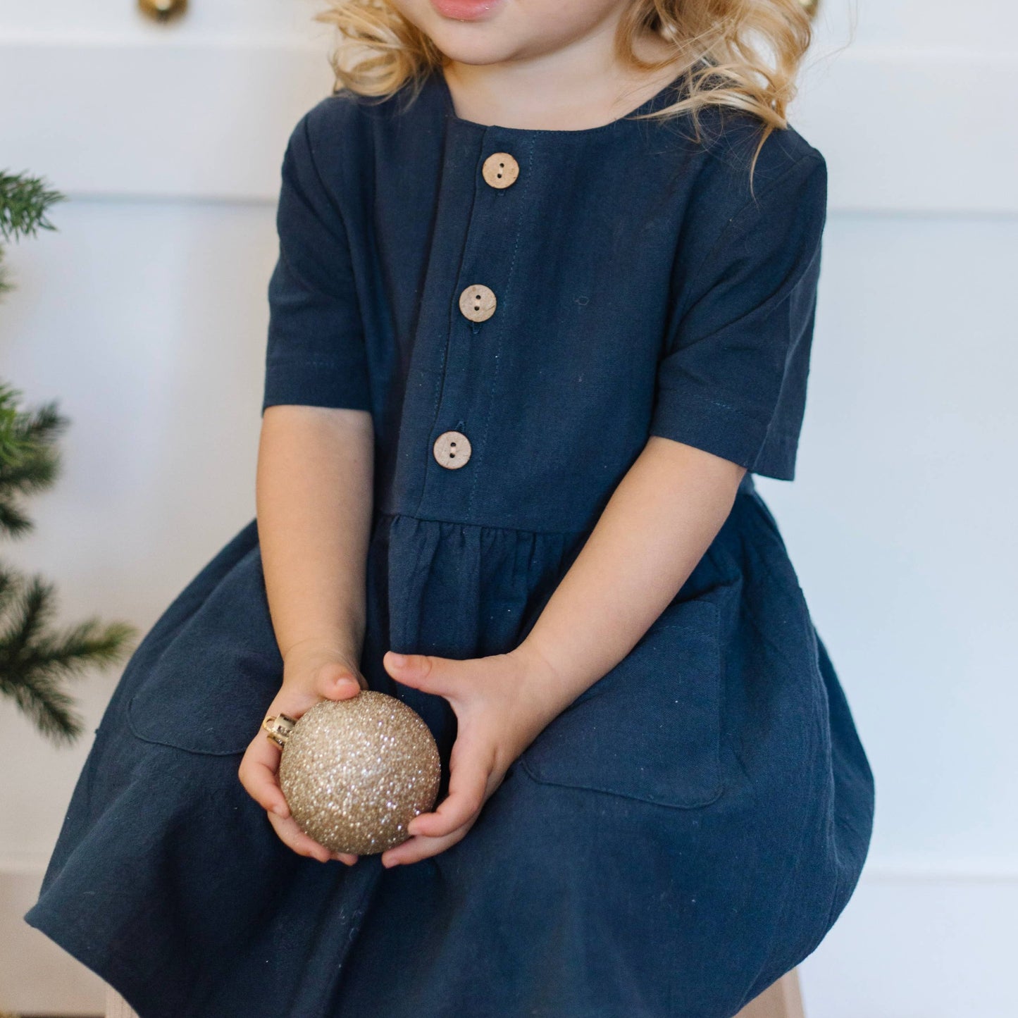 Linen Baby Dress