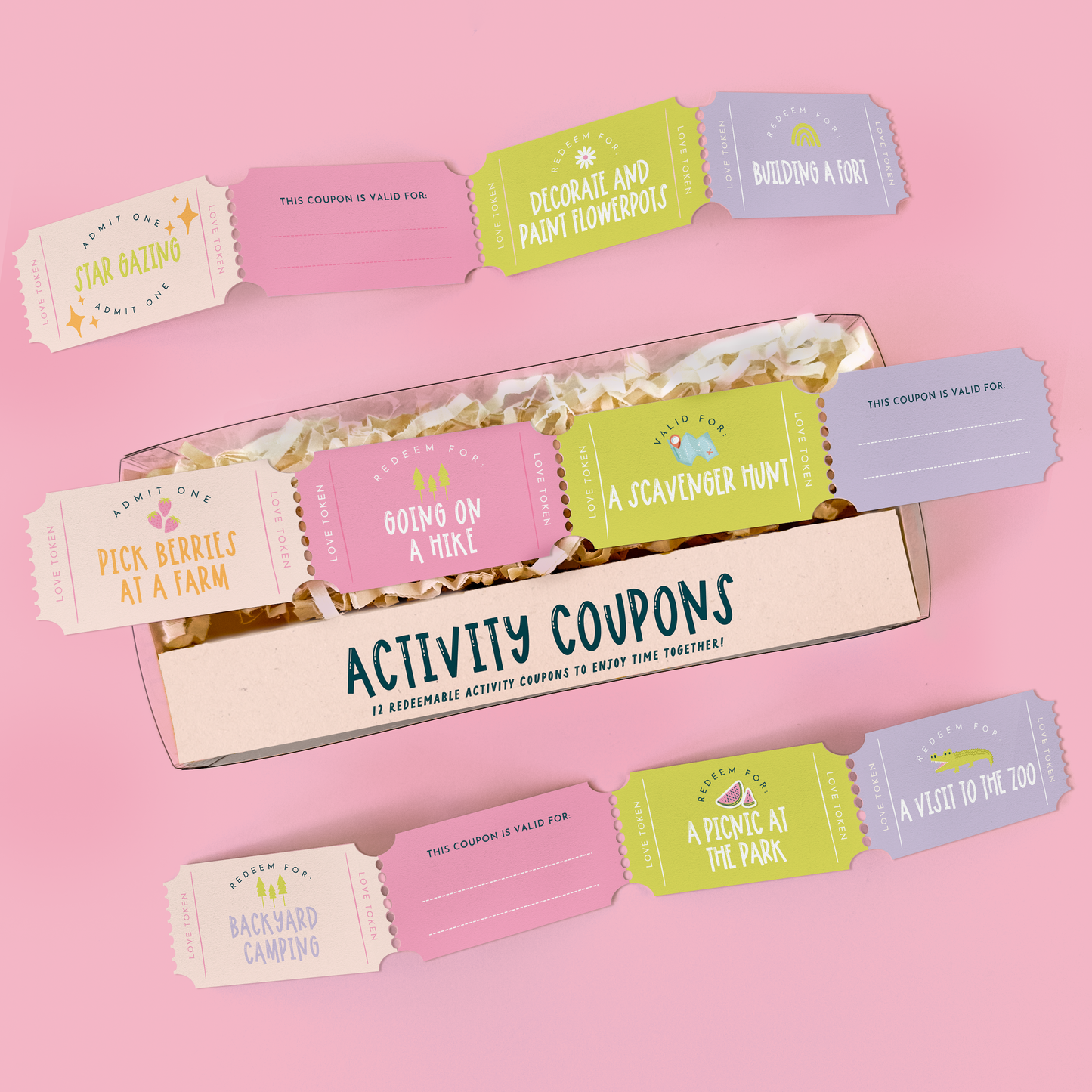 Activity Coupons for Kids - Spring Summer