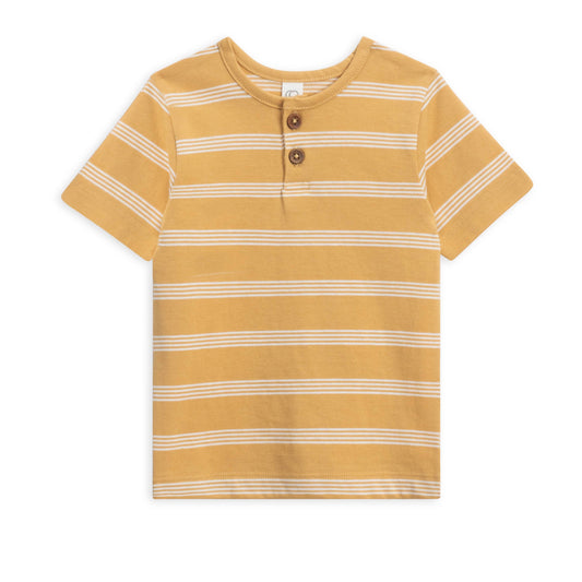 Organic Crew Neck Tee - Buckly Stripe