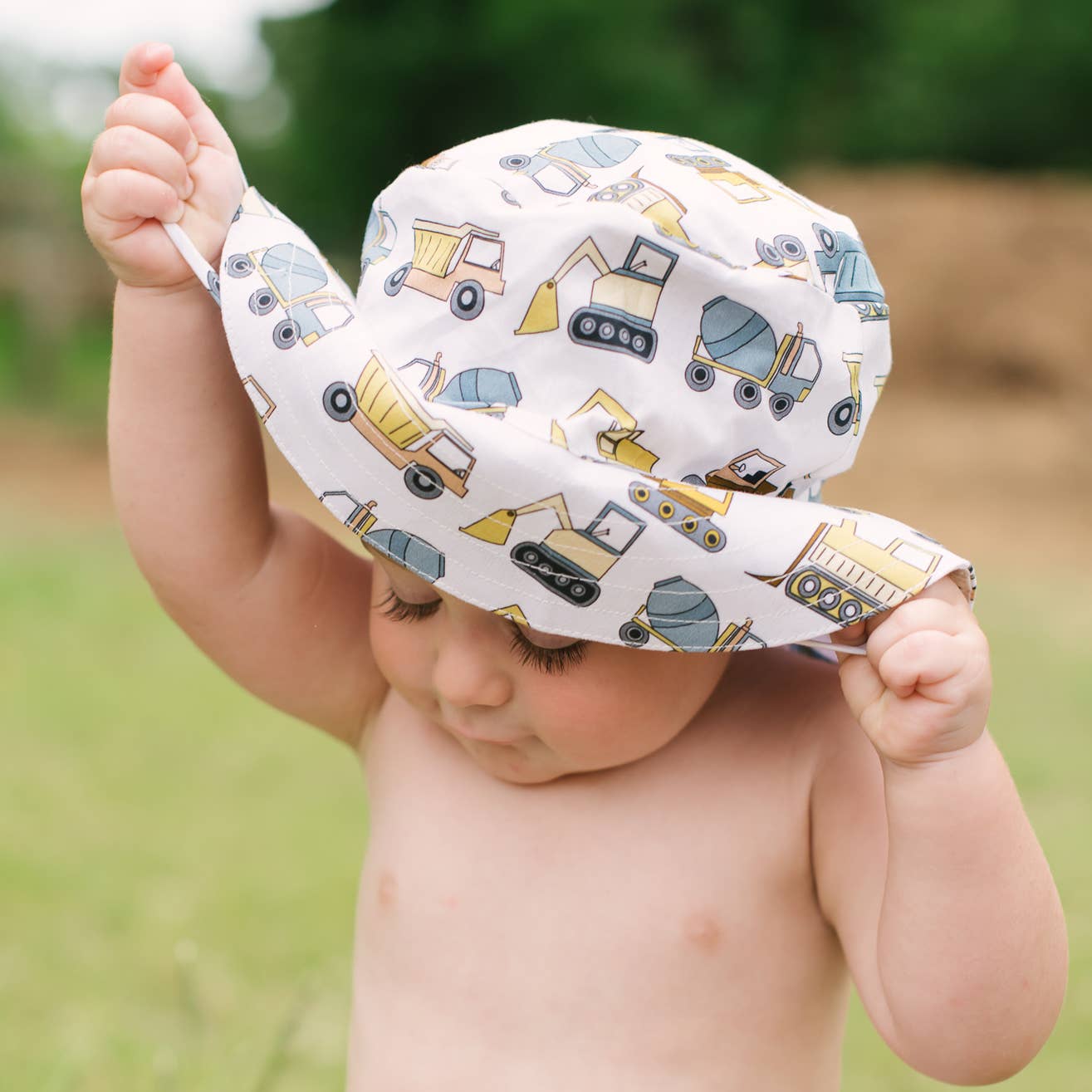 Construction Trucks Bucket Hat