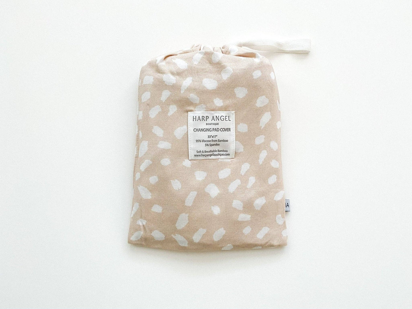 Changing Pad Cover - Sand Spotted