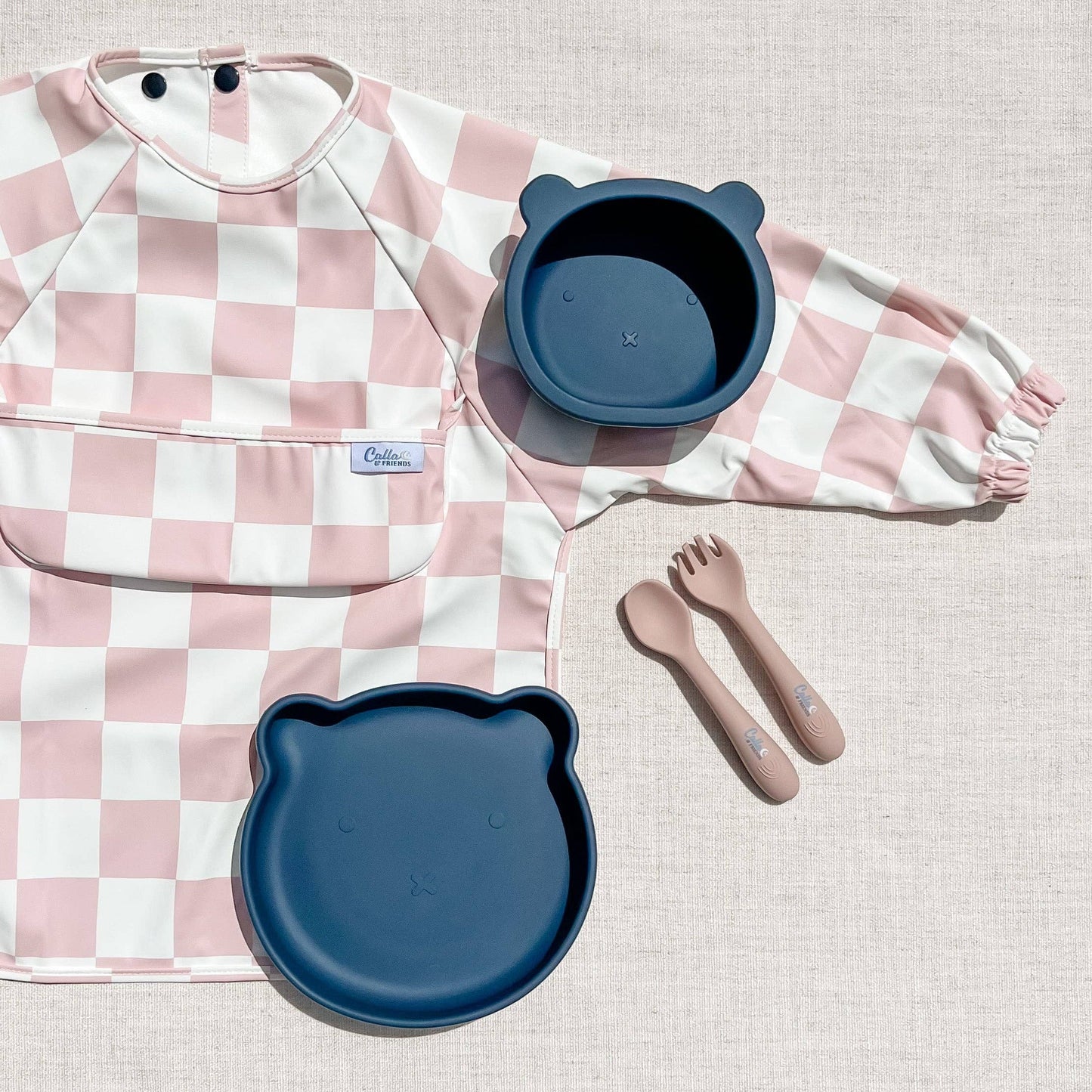 The Grayson Long Sleeve Bib - Checkered