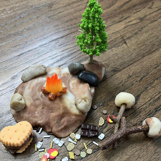S'mores Playdough Jar